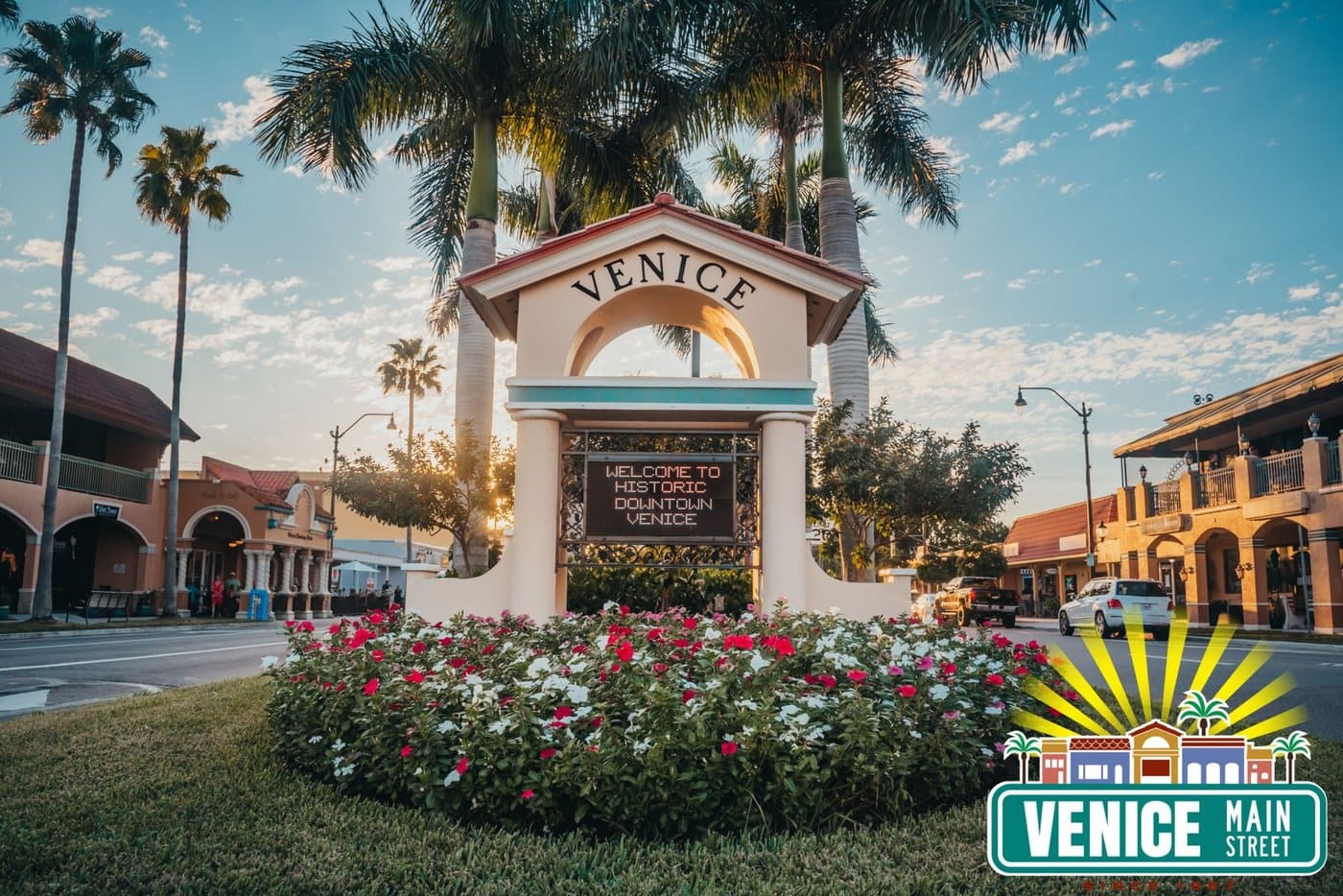 Historic downtown Venice, Florida