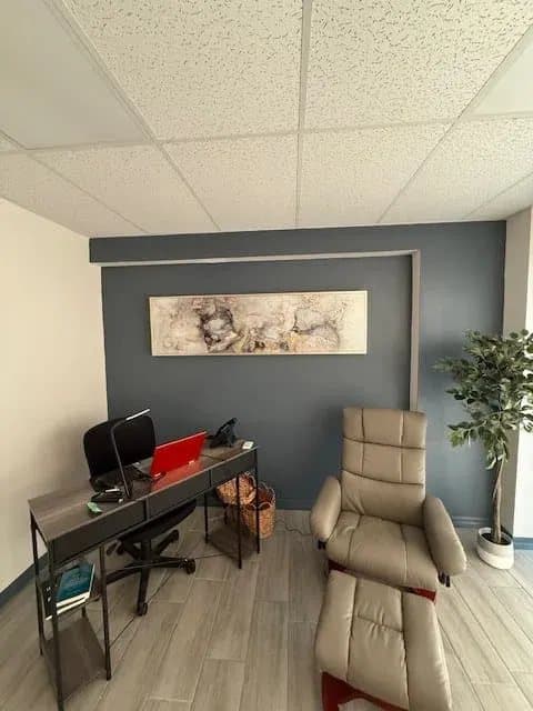 Consultation office at Lemon Bay Mental Wellness Center