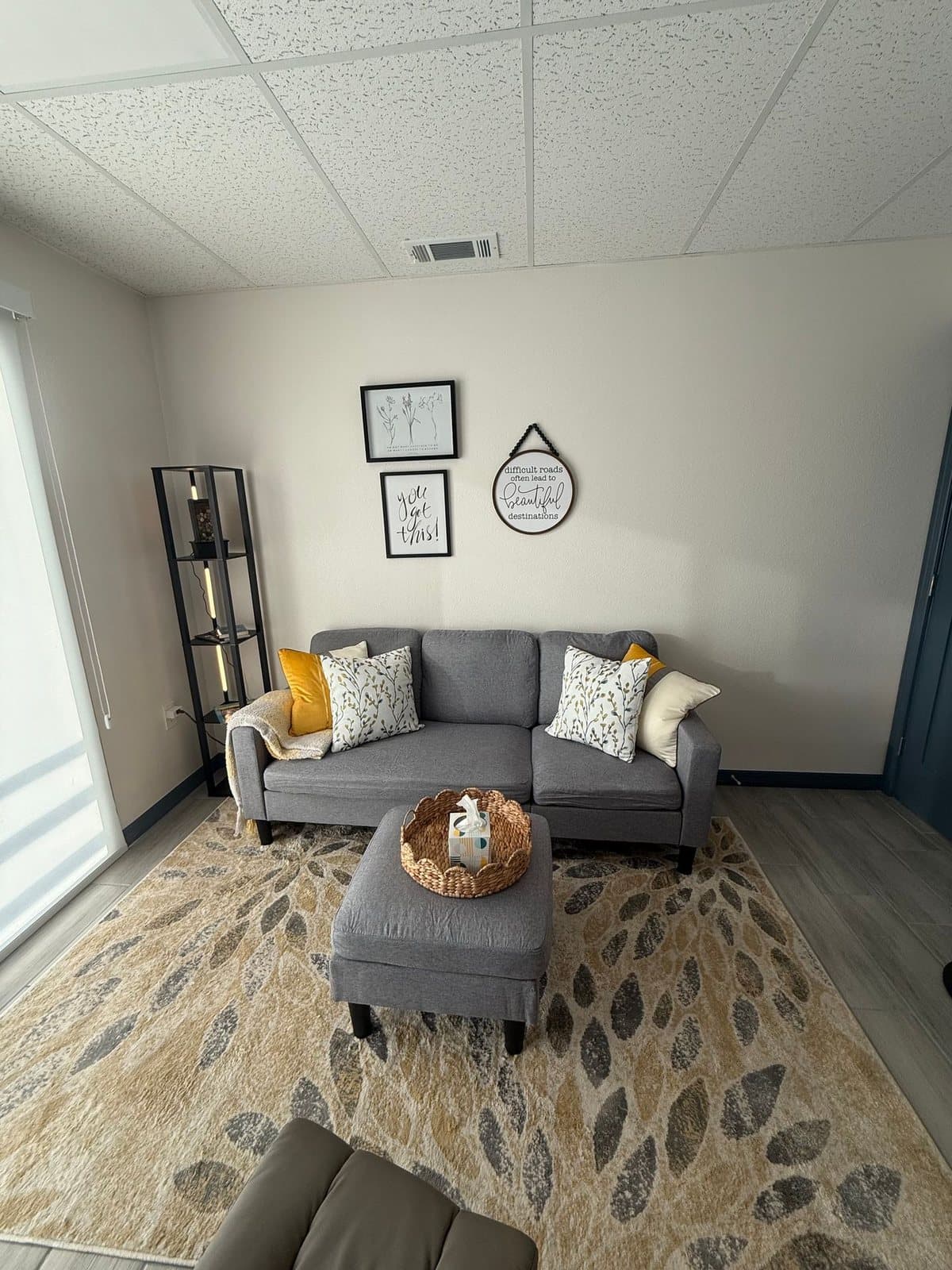 The counseling room at Lemon Bay Mental Wellness Center in Englewood, Florida
